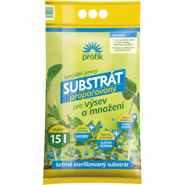 Substrát Forestina Profík propařovaný pro výsev a množení