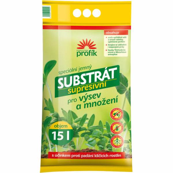 Substrát Forestina Profík supresivní pro výsev 15 l