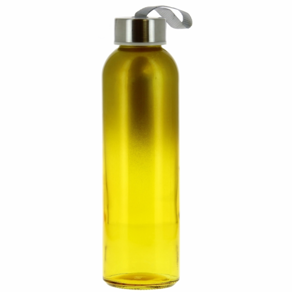 Láhev 500 ml skleněná HOLLYWOOD žlutá
