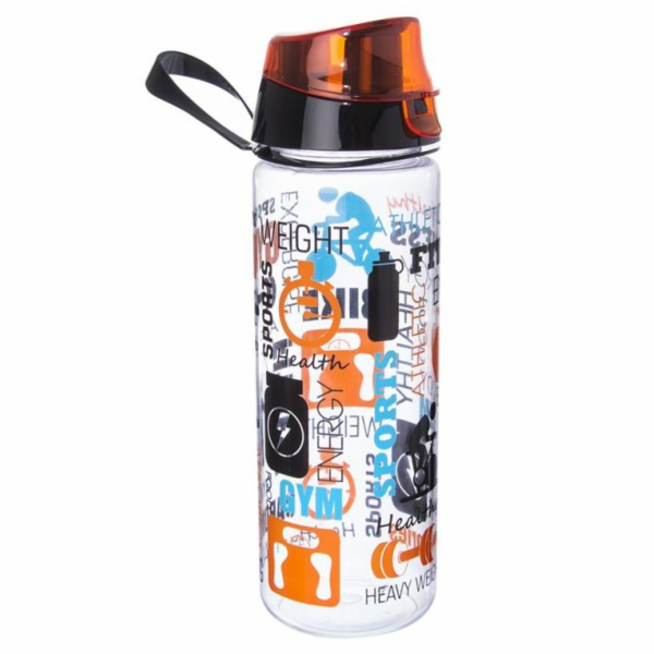 Láhev 750 ml s uzávěrem Fitness plast