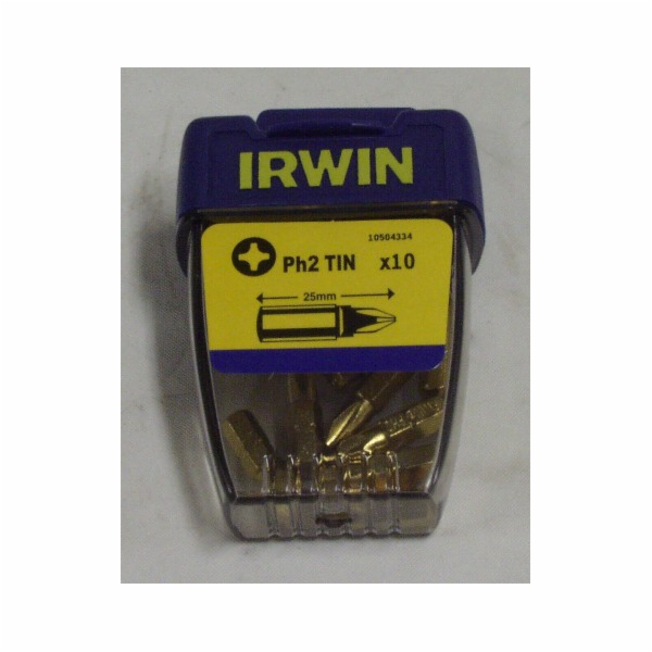 Bit 1/4"25 mm PH2 TIN 10 ks