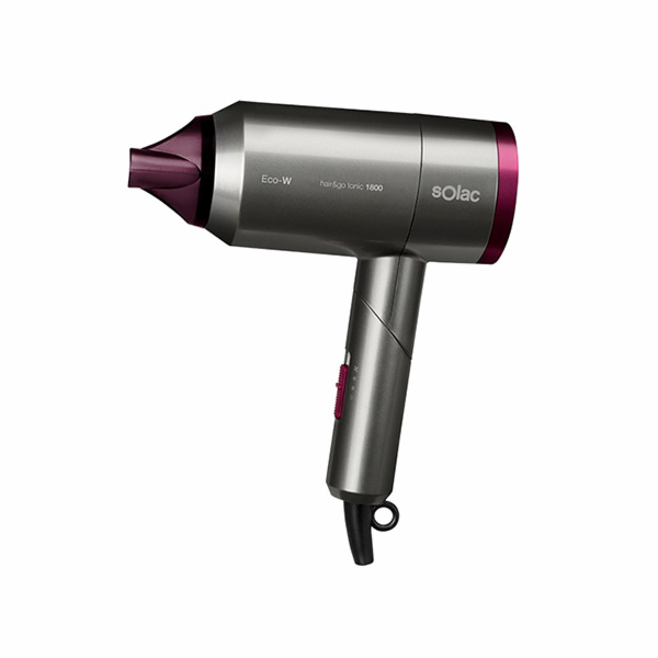 Fén na vlasy Solac, SV7015, Hair&Go Ionic, funkce ION, sk...