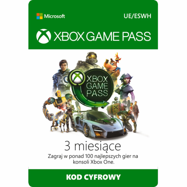 Microsoft Game Pass 3 měsíce