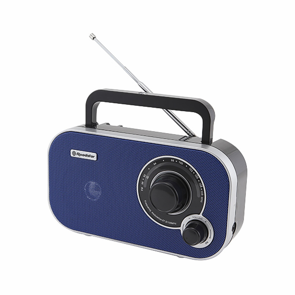 Rádio Roadstar, TRA-2235/BL, přenosné, FM, síť, baterie, ...