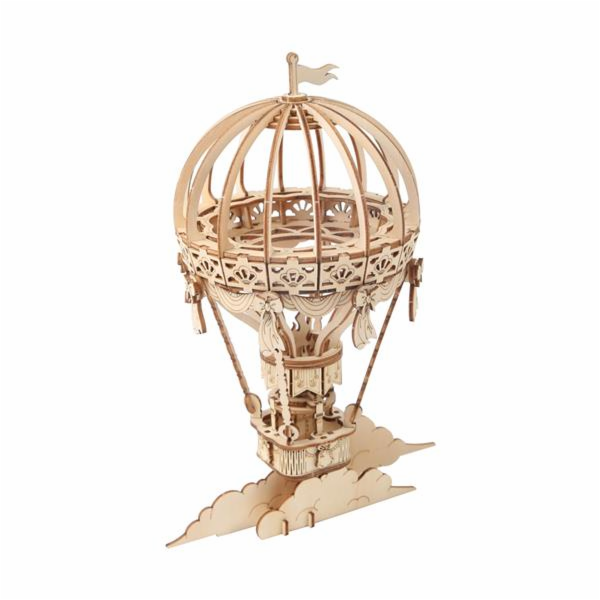 Hračka Robotime dřevěné 3D puzzle Horkovzdušný balón
