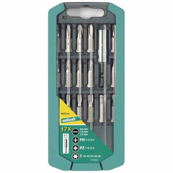 Wolfcraft Wolfcraft Box s Bity 17ks 2K, Solid SL,PH,PZ,TX...