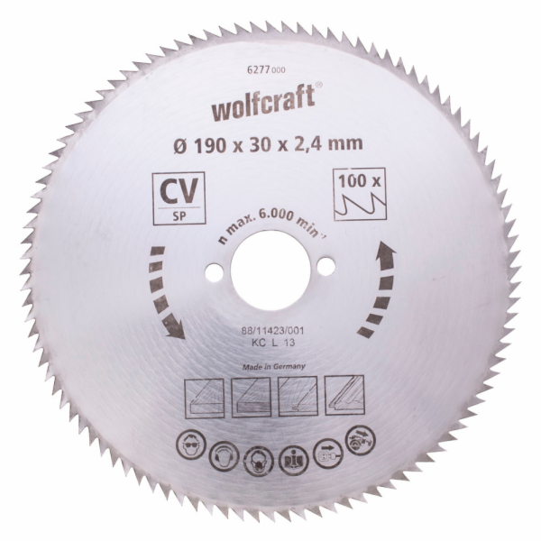 Wolfcraft Wolfcraft pilový kotouč  jemné řezy o150x20 Z10...
