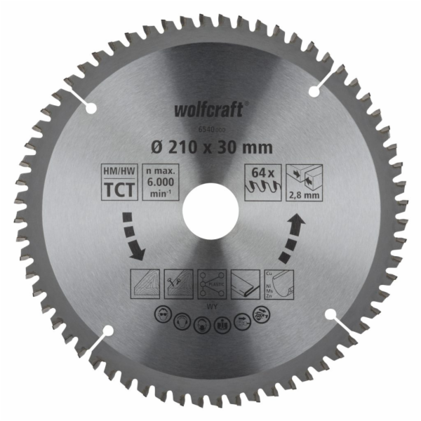 Wolfcraft Wolfcraft pilový kotouč pro pokos.pily přesné ř...