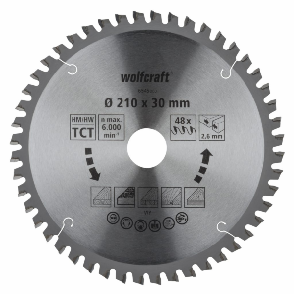 Wolfcraft Wolfcraft pilový kotouč pro pokos.pily čisté ře...