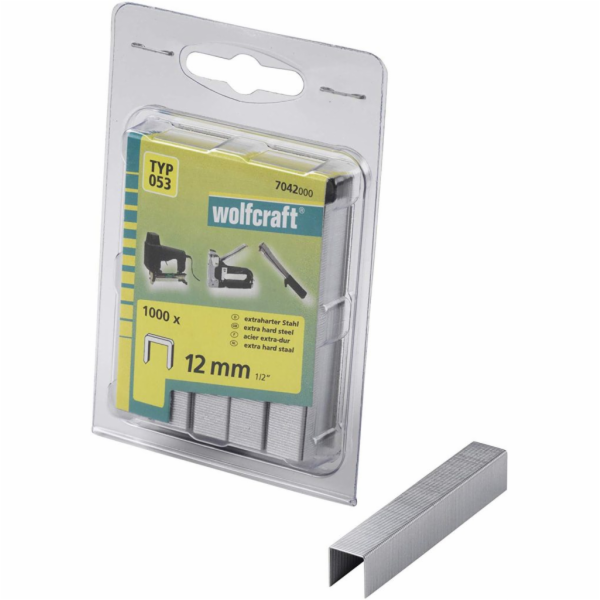 Wolfcraft Wolfcraft Široké sponky do sponkovačky výška 12...