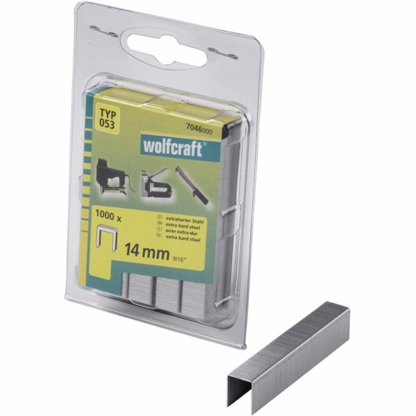 Wolfcraft Wolfcraft Široké sponky do sponkovačky výška 14...