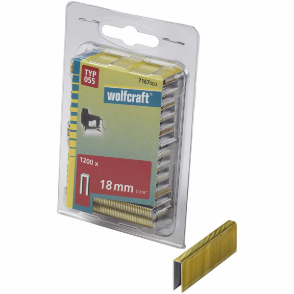 Wolfcraft Wolfcraft Úzké sponky do sponkovačky výška 18 m...