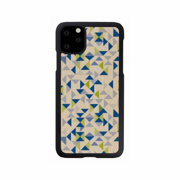 MAN&WOOD SmartPhone case iPhone 11 Pro Max blue triangle ...