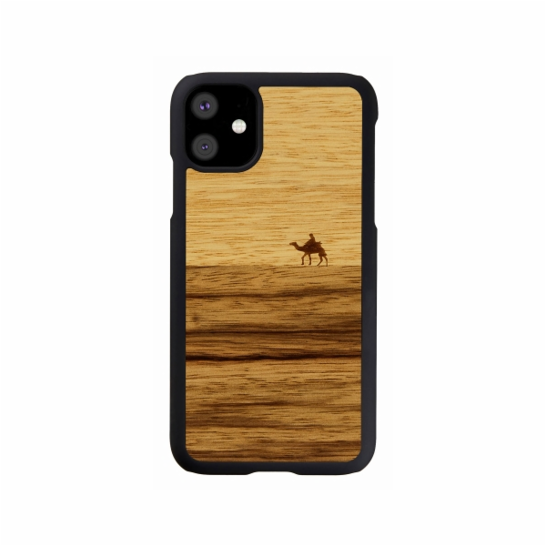 Pouzdro MAN&WOOD SmartPhone iPhone 11 terra black