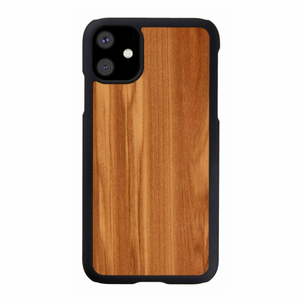 Pouzdro MAN&WOOD SmartPhone iPhone 11 cappuccino černé