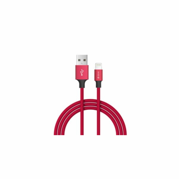 Devia Pheez series USB-C TO Lightning cable 1M red