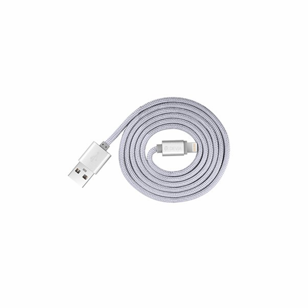 Kabel Devia Fashion Series pro Lightning (MFi, 2.4A 1.2M)...