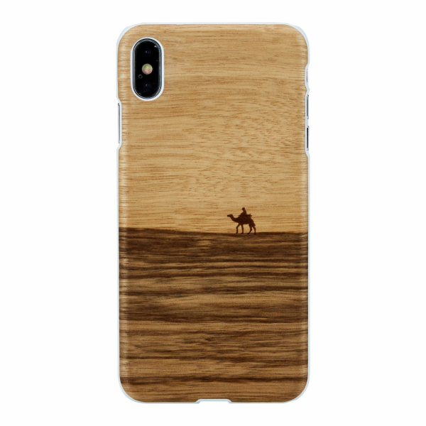 Pouzdro MAN&WOOD SmartPhone iPhone XS Max terra bílé