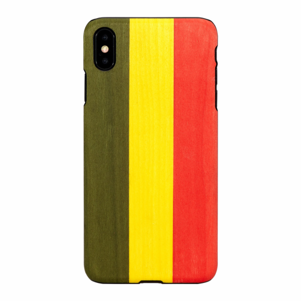 Pouzdro MAN&WOOD SmartPhone iPhone XS Max reggae černé