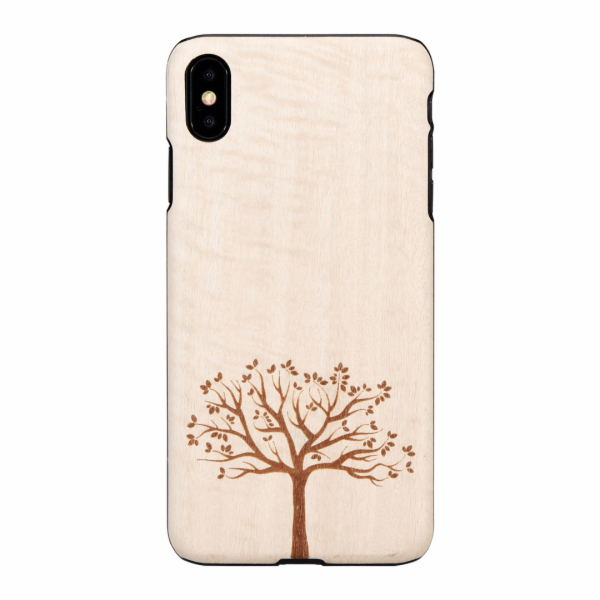 Pouzdro MAN&WOOD SmartPhone iPhone XS Max jabloň černá