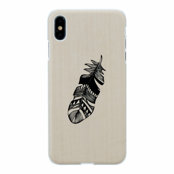 Pouzdro MAN&WOOD SmartPhone iPhone XS Max indická bílá