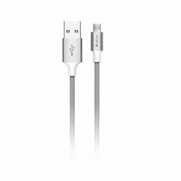 Devia Pheez Series Cable for Micro USB (5V 2.4A, 2M) grey