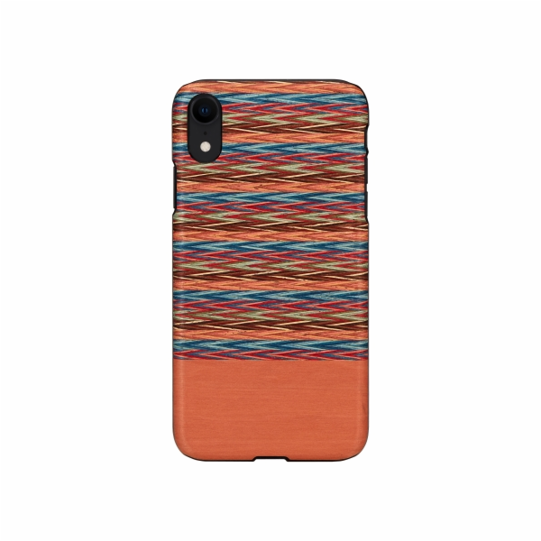 MAN&WOOD SmartPhone case iPhone XR browny check black