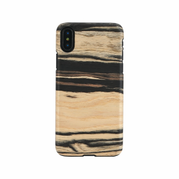 MAN&WOOD SmartPhone case iPhone X/XS white ebony black