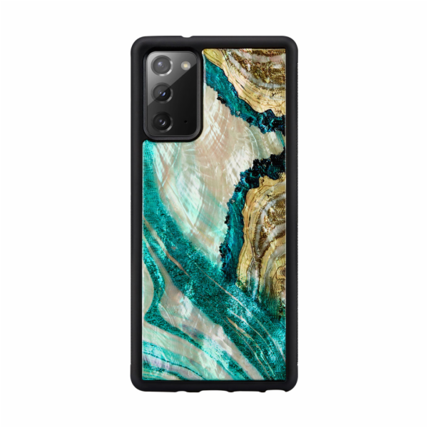 Pouzdro iKins pro Samsung Galaxy Note 20 aqua achát