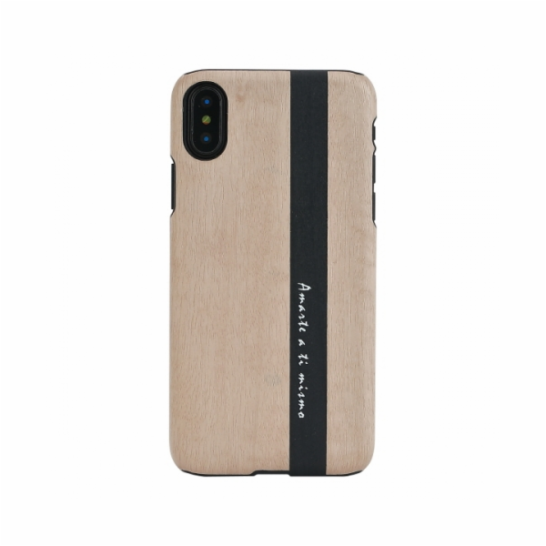 MAN&WOOD SmartPhone case iPhone X/XS diario black