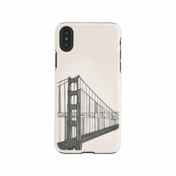 MAN&WOOD SmartPhone case iPhone X/XS hand bridge black
