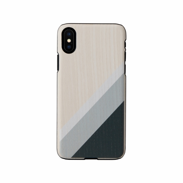 MAN&WOOD SmartPhone case iPhone X/XS gray suit black