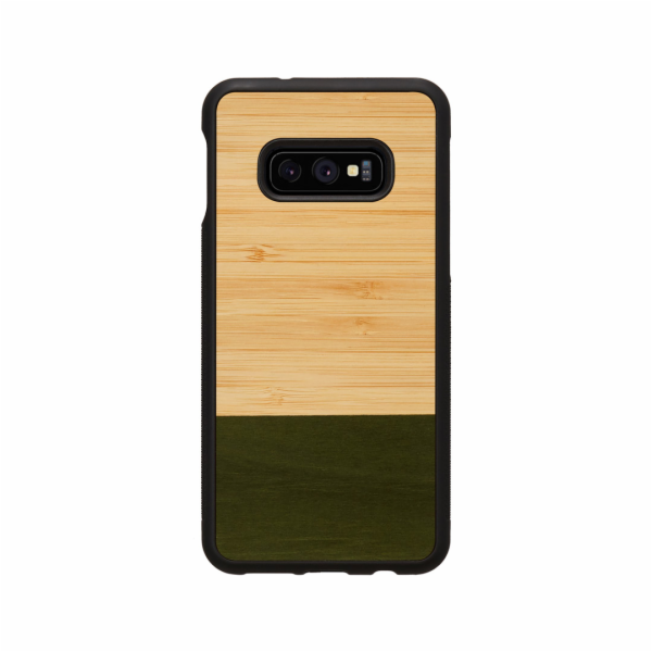 Pouzdro MAN&WOOD SmartPhone Galaxy S10e bambus lesní černý