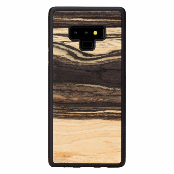 Pouzdro MAN&WOOD SmartPhone Galaxy Note 9 bílé ebenově černé