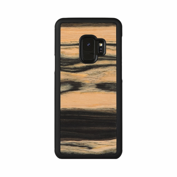 Pouzdro MAN&WOOD SmartPhone Galaxy S9 bílé ebenově černé