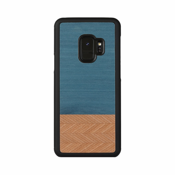 Pouzdro MAN&WOOD SmartPhone Galaxy S9 džínové černé