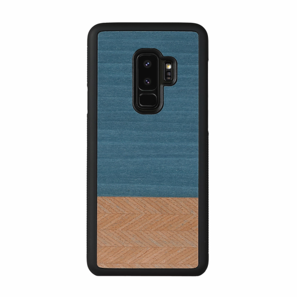 Pouzdro MAN&WOOD SmartPhone Galaxy S9 Plus džínové černé