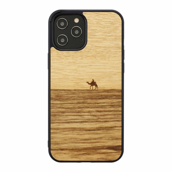 Pouzdro MAN&WOOD pro iPhone 12 Pro Max terra black