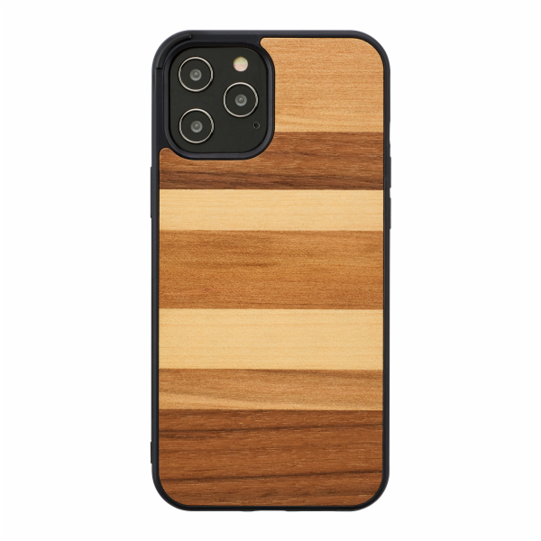 Pouzdro MAN&WOOD pro iPhone 12 Pro Max sabbia black