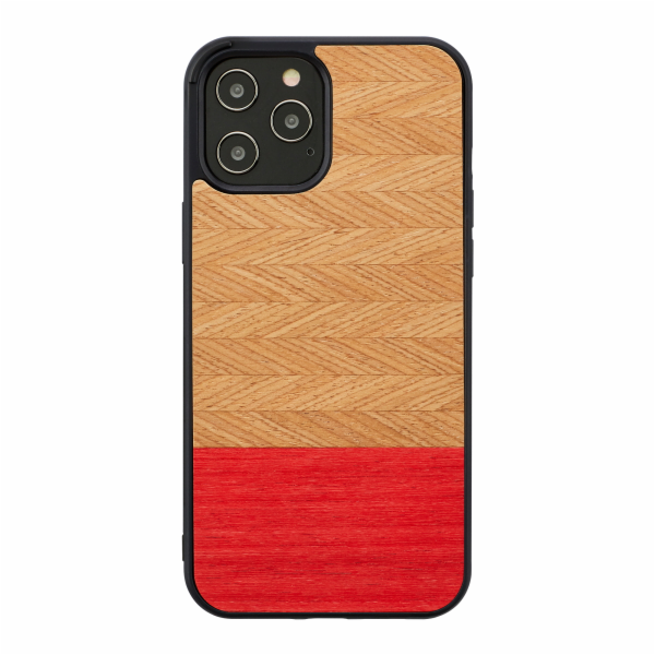 Pouzdro MAN&WOOD pro iPhone 12 Pro Max rybí kost azalka č...