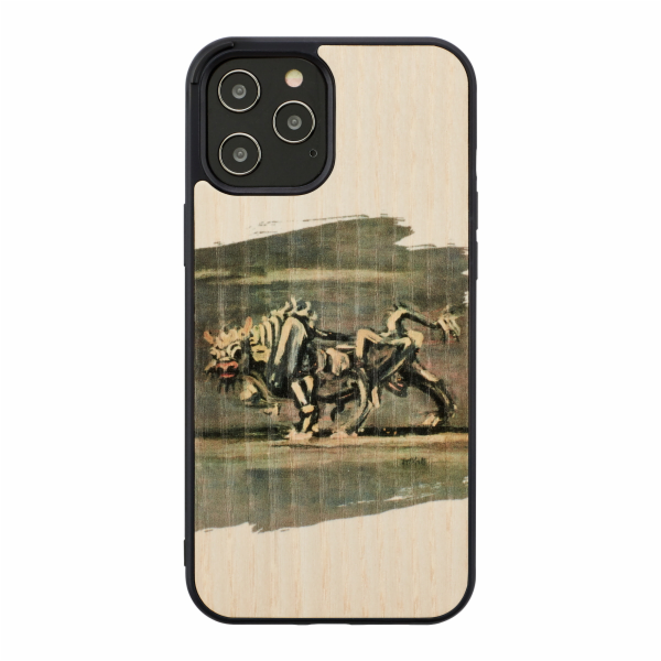 Pouzdro MAN&WOOD pro iPhone 12 Pro Max white bull