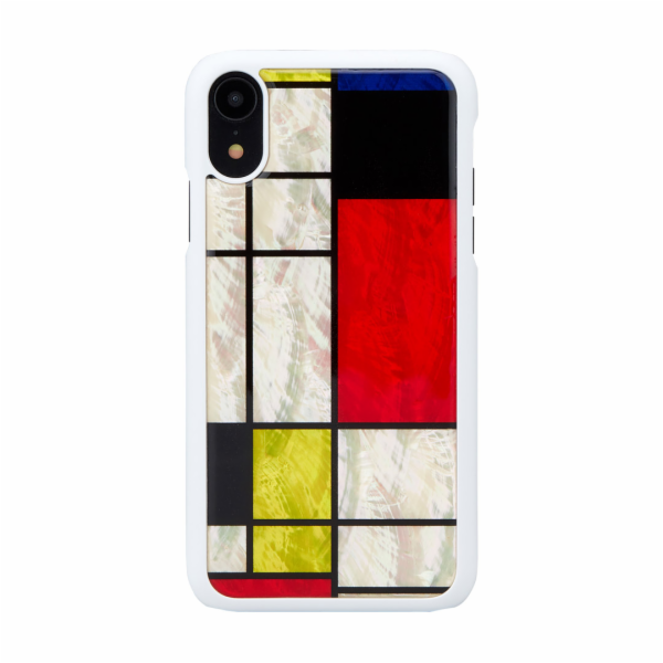 Pouzdro iKins SmartPhone iPhone XR mondrian white