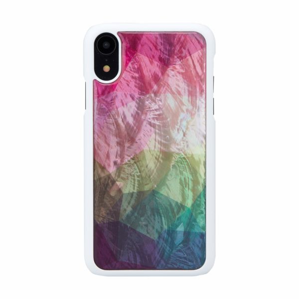 Pouzdro iKins SmartPhone iPhone XR vodní květ bílý
