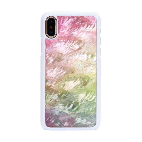 Pouzdro iKins SmartPhone iPhone XS/S vodní květ bílý