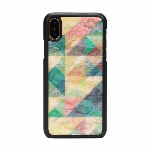 Pouzdro iKins SmartPhone iPhone XS/S mozaika černá