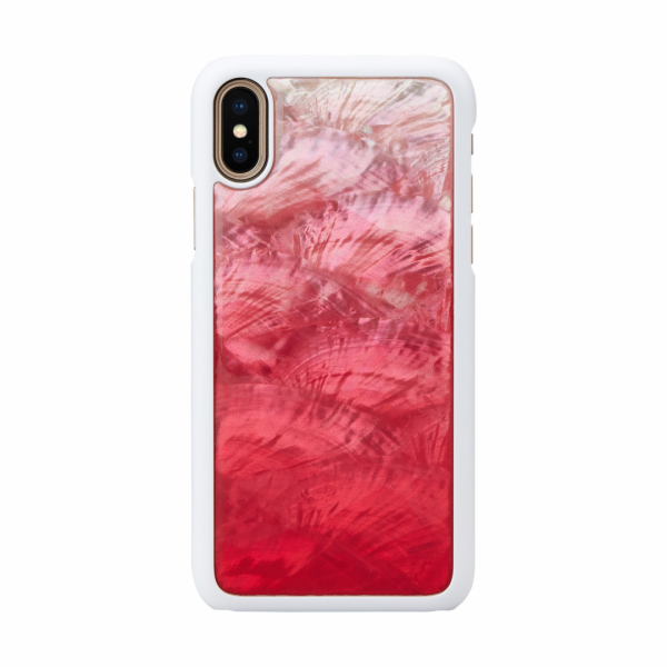 Pouzdro iKins SmartPhone iPhone XS/S růžové jezero bílé