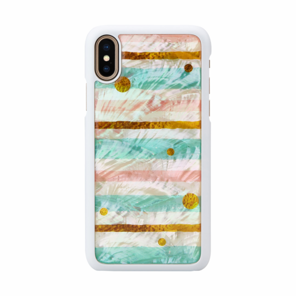 Pouzdro iKins SmartPhone iPhone XS/S pop mint bílé