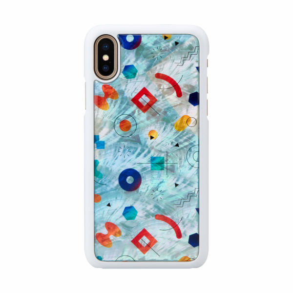 Pouzdro iKins SmartPhone iPhone XS/S poppin rock white