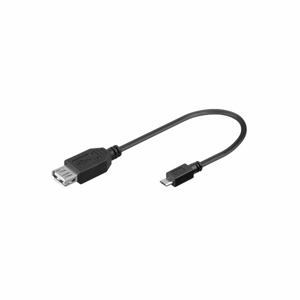 Sbox USB A F.->MICRO USB M. 0.1M USB F-MICRO M