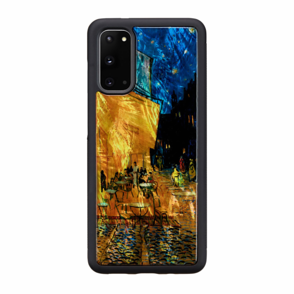 Pouzdro iKins pro Samsung Galaxy S20 kavárna terasa černá